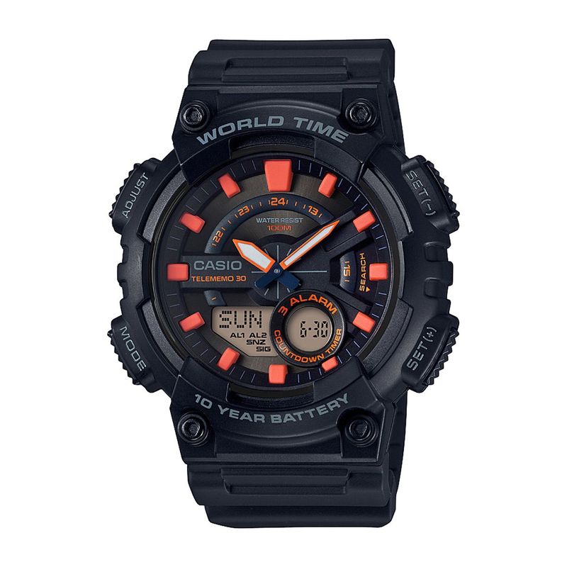 Buy Casio Ad221 Youth Series aeq 110w 1a2vdf Analog digital Watch for Men Online