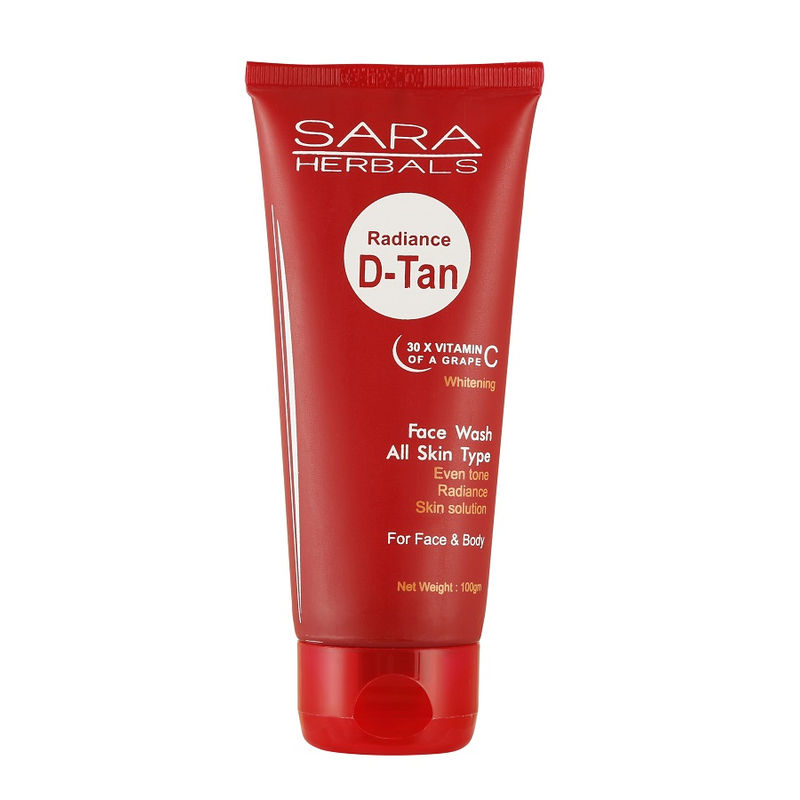 Sara Herbals Radiance D-Tan Face Wash All Skin Type