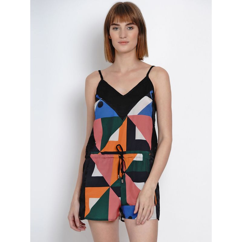 Erotissch Women Multicoloured Printed Night suit (L)