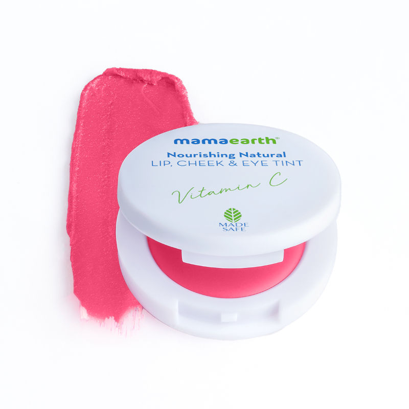 Mamaearth Nourishing Natural Lip Cheek & Eye Tint With Vitamin C & Beetroot - 01 Beet Red