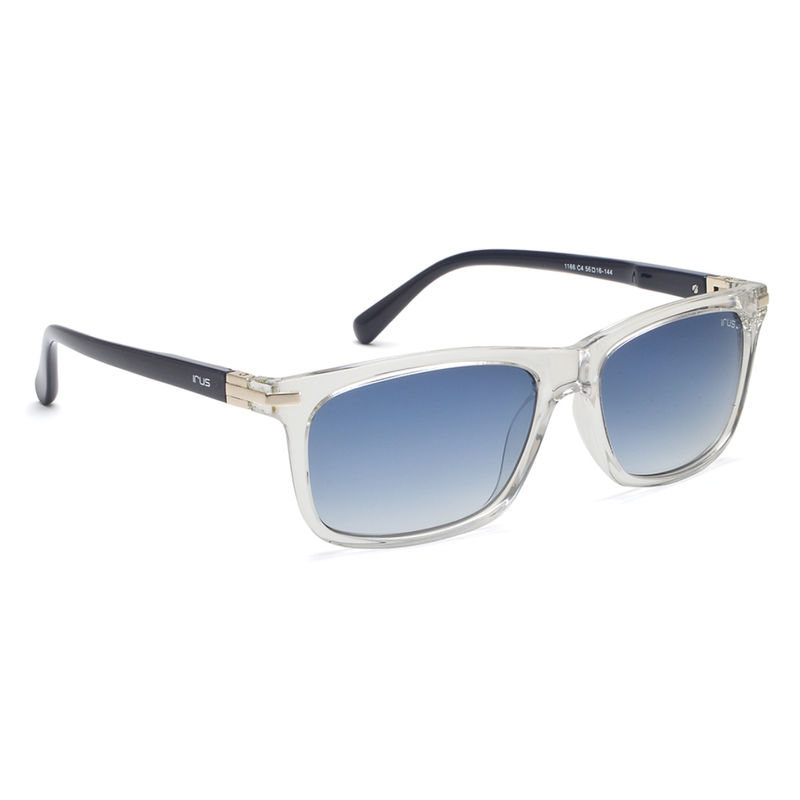 Buy IRUS Uv Protected Sunglasses for Men with Blue Coloured Gradient