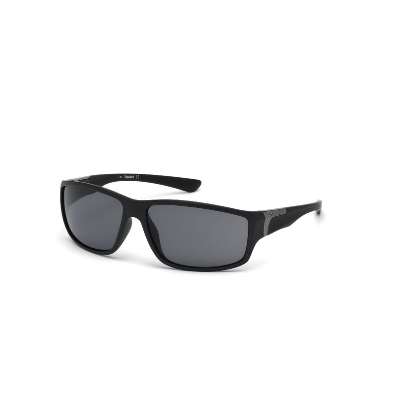 Timberland Black Rectangle Sunglasses for Men TB9068_62_02D (62): Buy ...