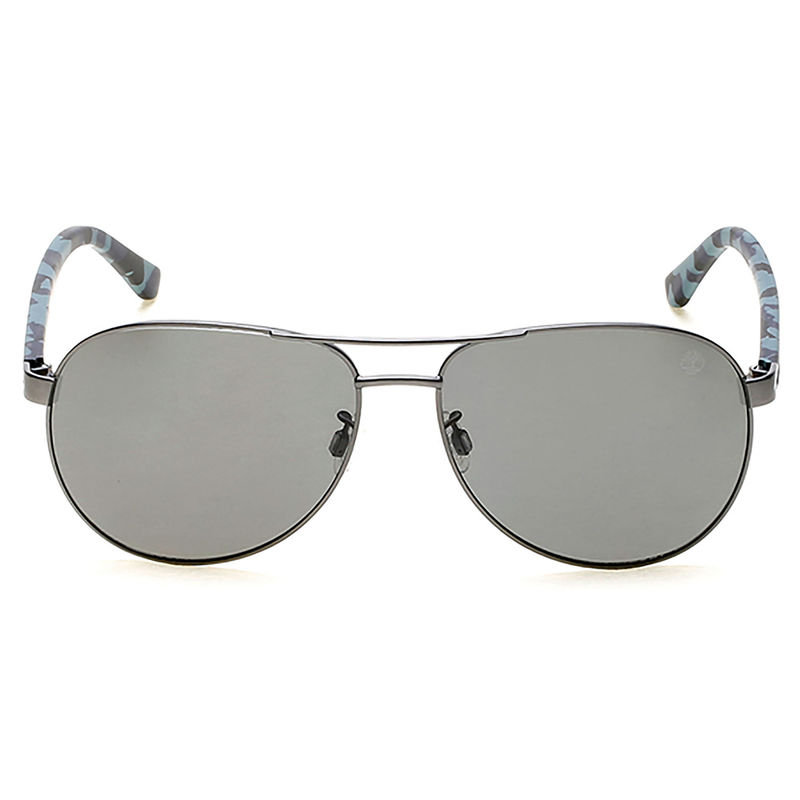 Timberland Grey Pilot Sunglasses for Men TB9086_62_09D (62): Buy ...