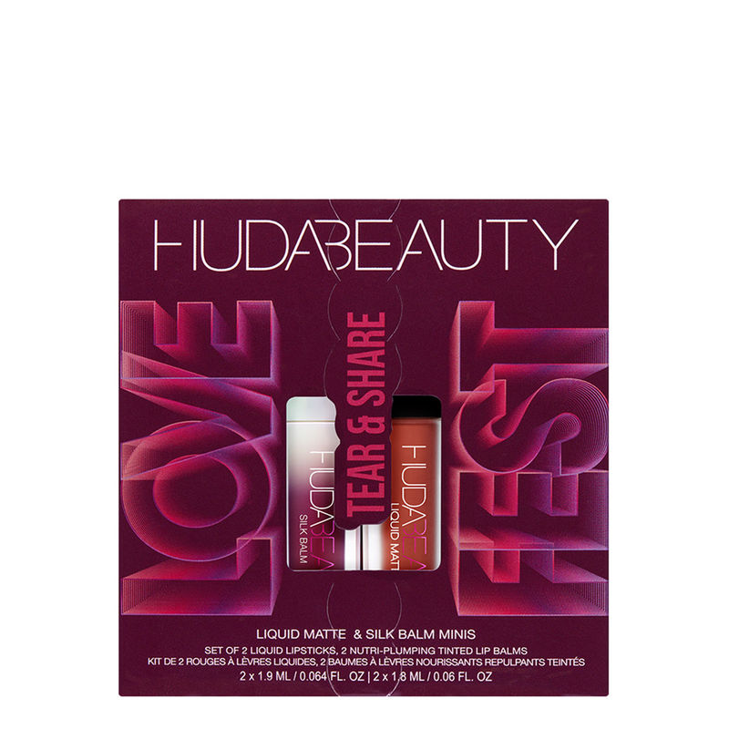 Huda Beauty Lovefest Tear & Share Lip Quad