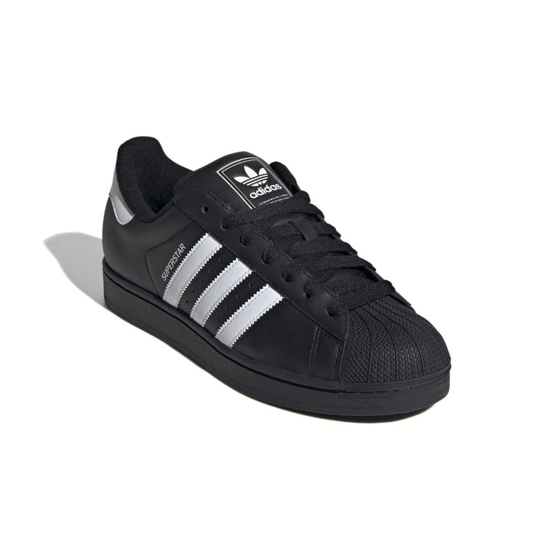 adidas Originals SUPERSTAR II Men Black & White Training Shoes (UK 6)