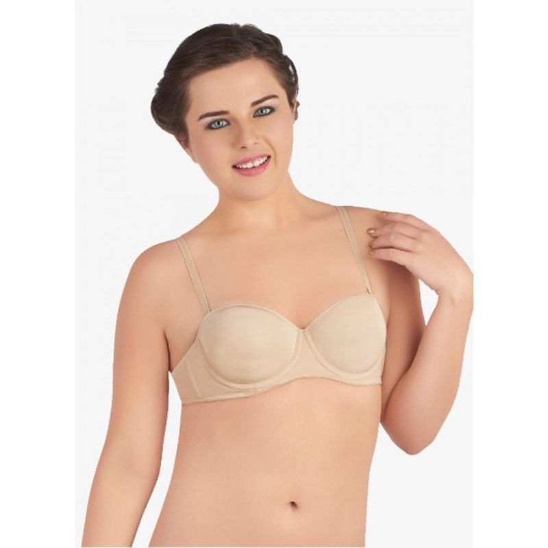 Demi cup strapless bra clearance