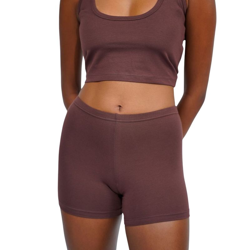 Buttchique Shorts Panty Rash Free - Brown (XL)