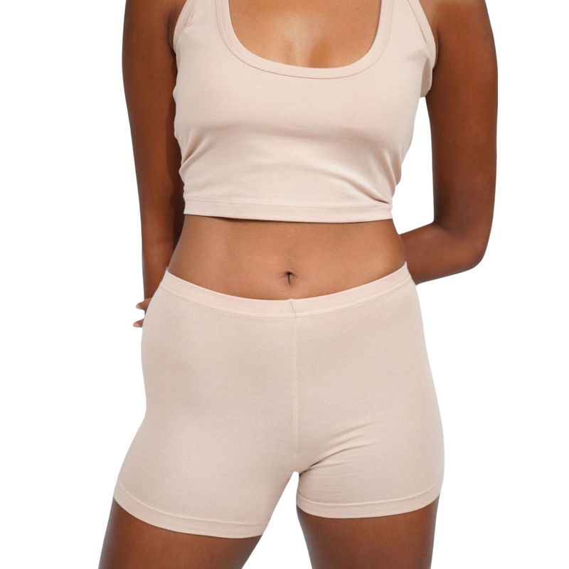 Buttchique Shorts Panty Rash Free - Nude (S)