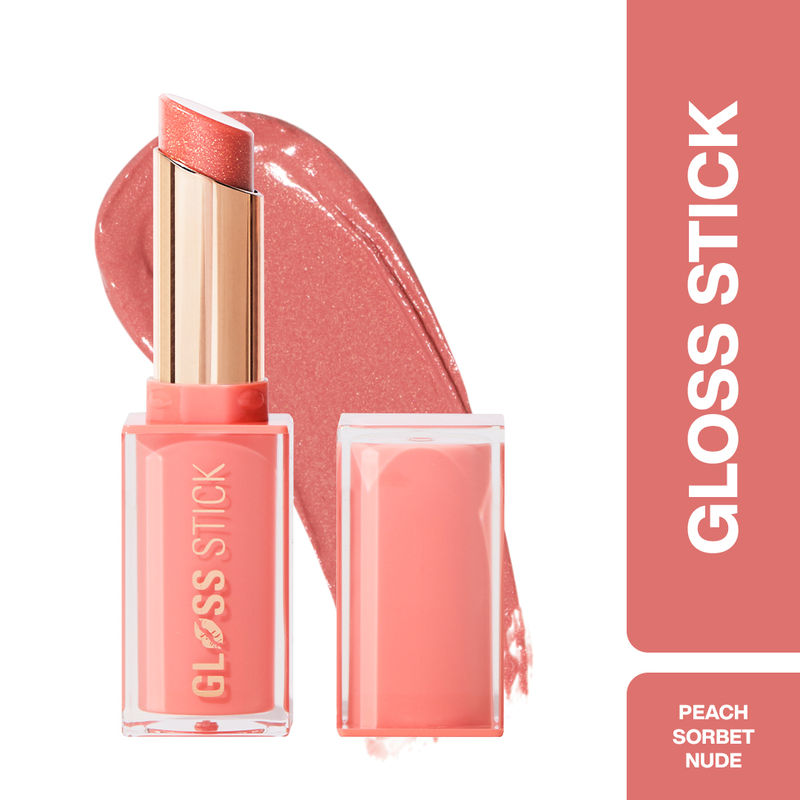 Makeup Revolution Pout Lip Gloss Stick - Peach Sorbet Nude