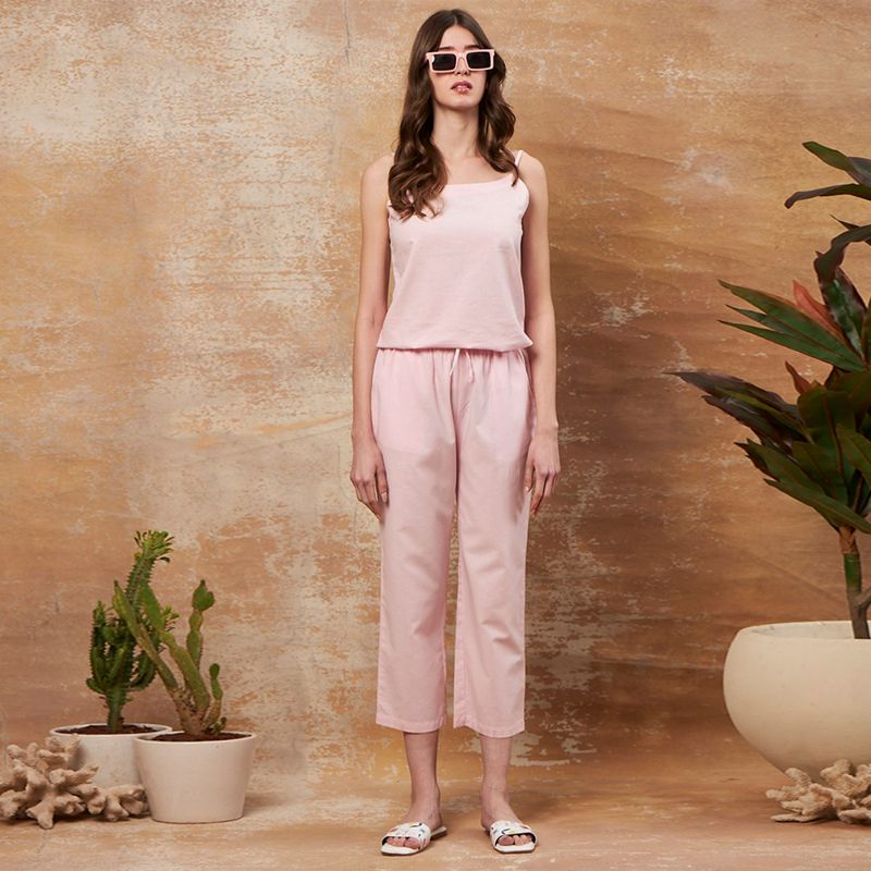 July Nightwear Women Cotton Pink Shirt - Pyjama-JE18 (S)