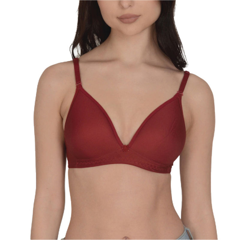 Mod & Shy Women Solid Lightly Padded Plunge Bra (34B)