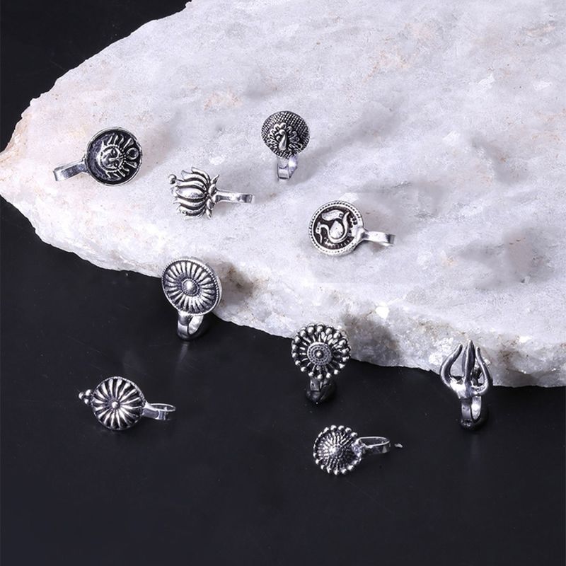 Oxidised nose pin outlet online