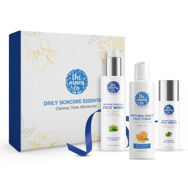 The Moms Co. Natural Daily Skincare Essentials Box: Buy The Moms Co. Natural Daily Skincare ...