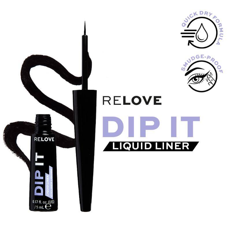 Revolution Relove Dip Eyeliner Black