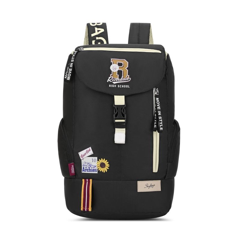 Buy Skybags Archies College Backpack 02 Black Online