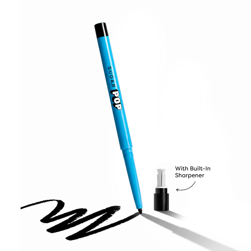 SUGAR POP 24Hr Longwear Kajal Smudgeproof Intense Matte Finish Vitamin E - 01 Black