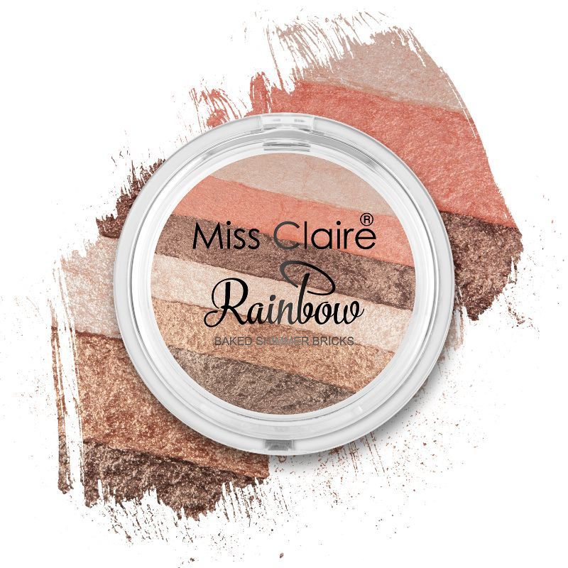 Miss Claire Rainbow Baked Shimmer Bricks - 4