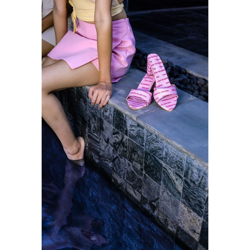 Shoe that fits you Pink Monogrammed Heels (EURO 35)