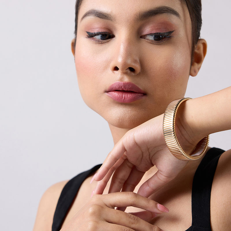 Twenty Dresses by Nykaa Fashion Gold Metal Cuff Bracelet Buy Twenty