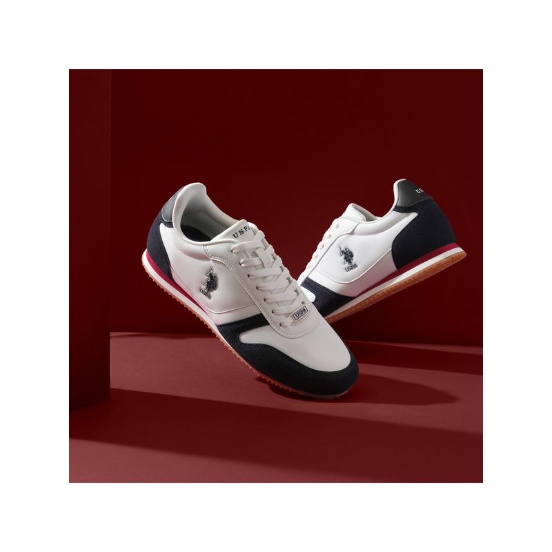U.S. POLO ASSN. Men Navy Blue Clemt 3.0 Sneakers (UK 9)