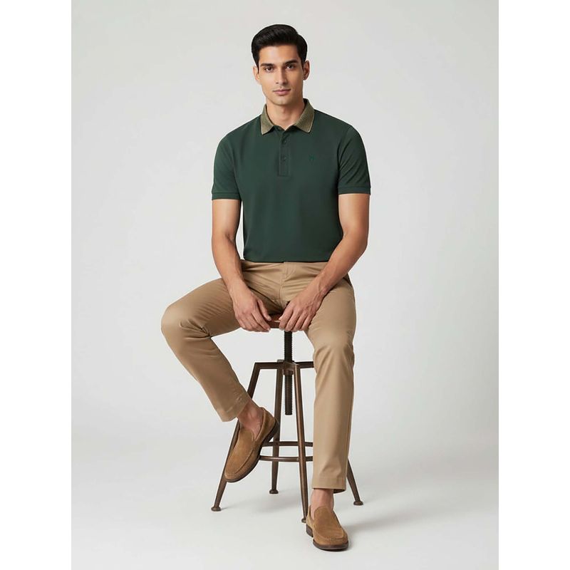 OUTERWORLD Opulence Polo Green T-Shirt (S)