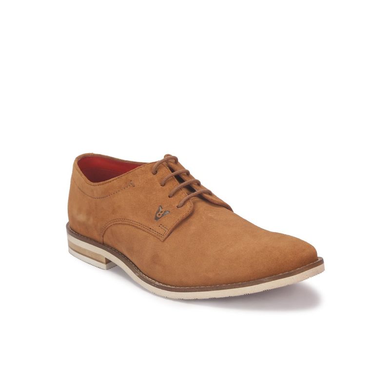 V8 by Ruosh Brown Solid-Plain Lace Ups (EURO 41)