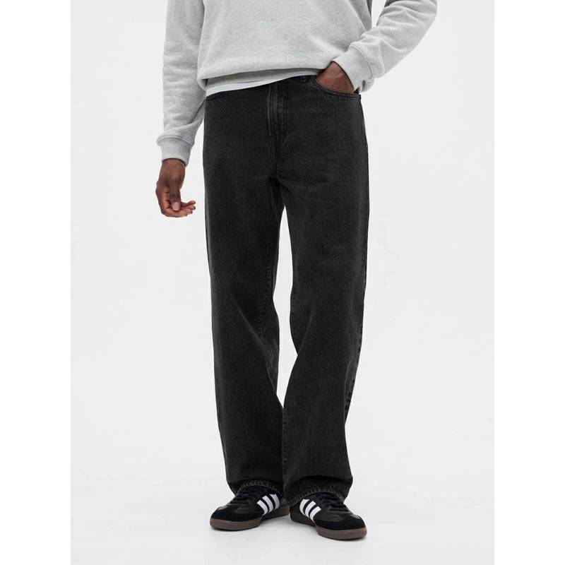 GAP Black Men's Wide-Leg Jeans (34)