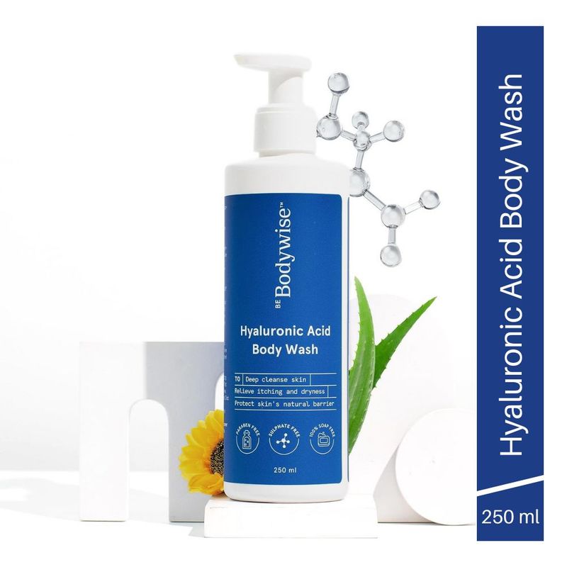 Buy Be Bodywise Hyaluronic Acid Body Wash For Dry Skin With 3