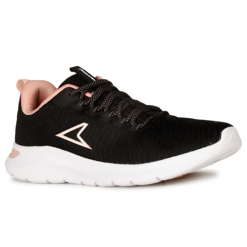 Power Black Women Lace-Ups Sports Shoes (UK 3)