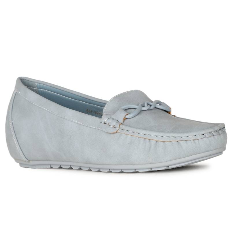 Bata Comfit Blue Women Slip-On Loafers (UK 4)