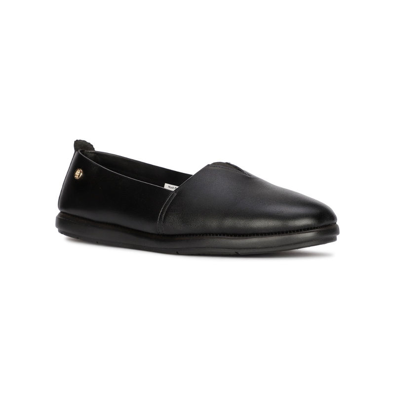 Hush Puppies Black Women Slip-On Loafers (UK 6)