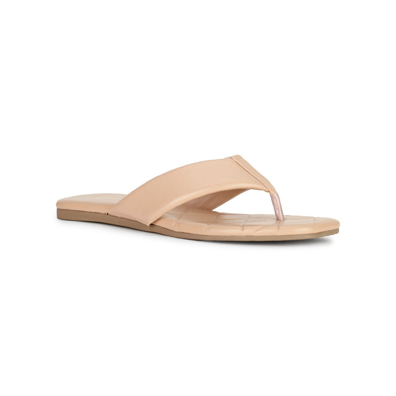Bata Beige Women Slip-On Flats (UK 8)