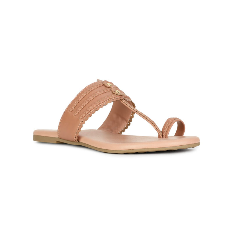 Bata Pink Women Slip-On Flats (UK 6)