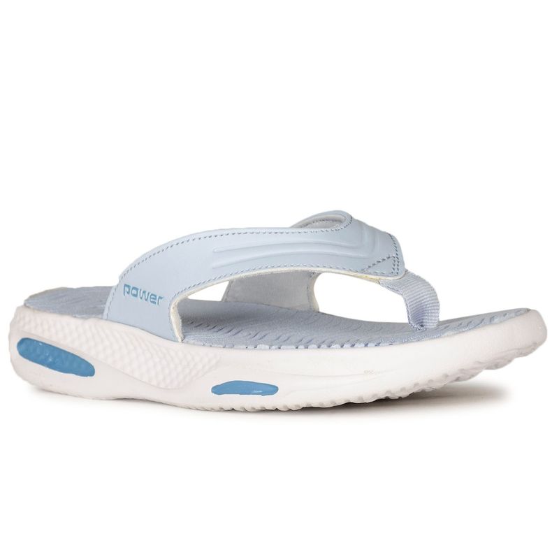 Power Blue Women Slip-On Flipflops (UK 7)