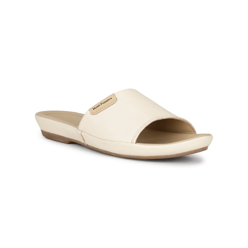 Hush Puppies Beige Women Slip-On Flats (UK 6)