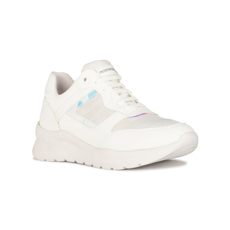 North Star White Women Lace-Ups Sneakers (UK 4)