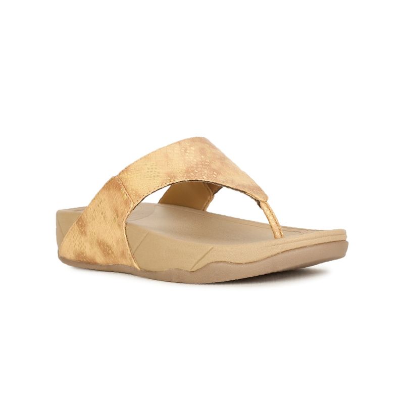 Bata Tan Women Slip-On Sandals (UK 3)