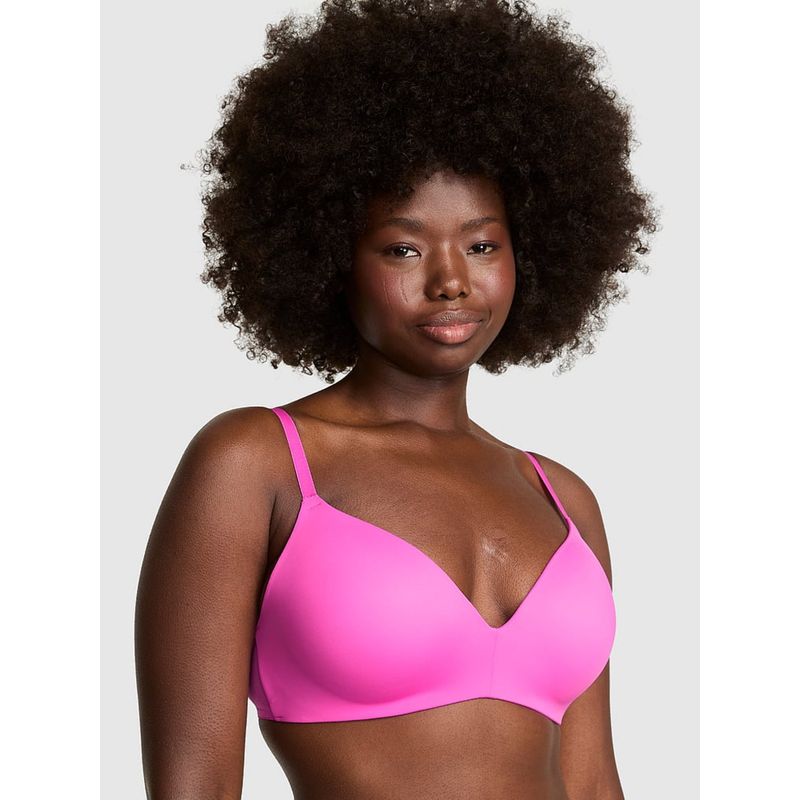 Victoria's Secret Wear Everywhere Push-Up Wireless Bra Pink (36D)