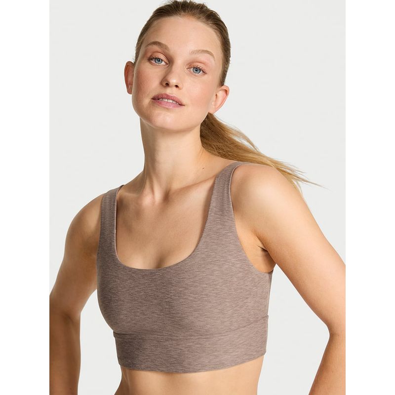 Victoria's Secret Vsx Luxmarl Longline Sports Bra Beige (M)