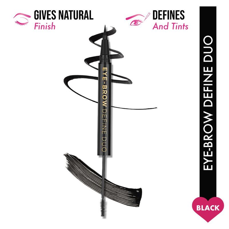 Insight Cosmetics Eye-Brow Define Duo 2 In 1 - Black
