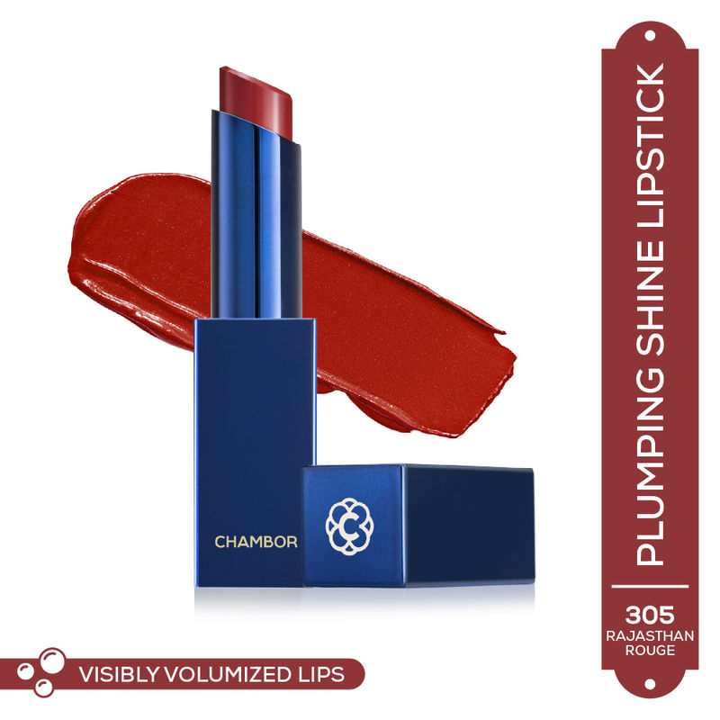 Chambor Colour Studio Tres Plumping Shine Lipstick - Rajasthan Rouge