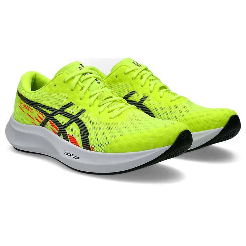 ASICS Mens Hyper Speed 4 Safety Green/Black Running Shoes (US 10)