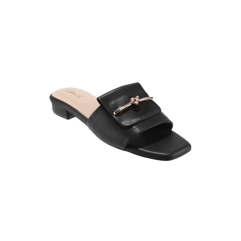 Catwalk Women Black Block Heels (UK 7)