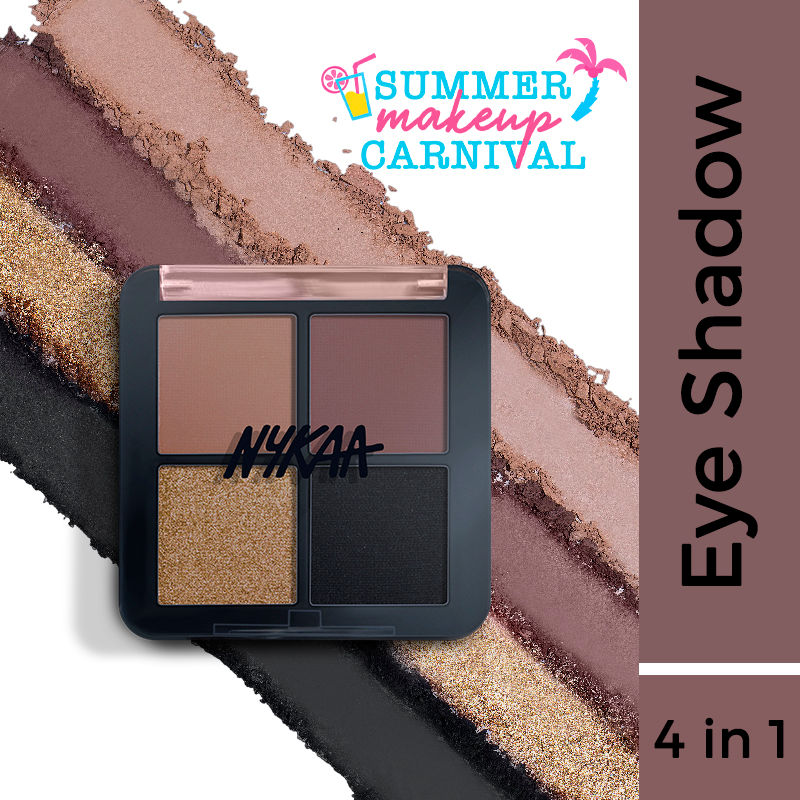 Nykaa Cosmetics Eyes On Me! 4 In 1 Quad Eyeshadow Palette Buy Nykaa