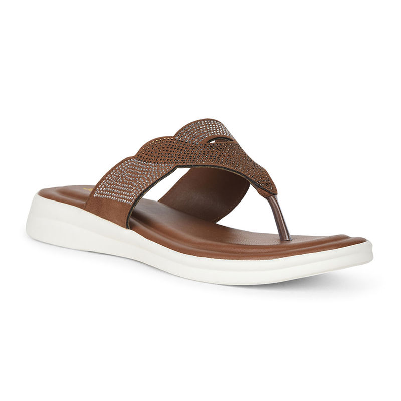 Bata Women Brown Sandals (UK 7)
