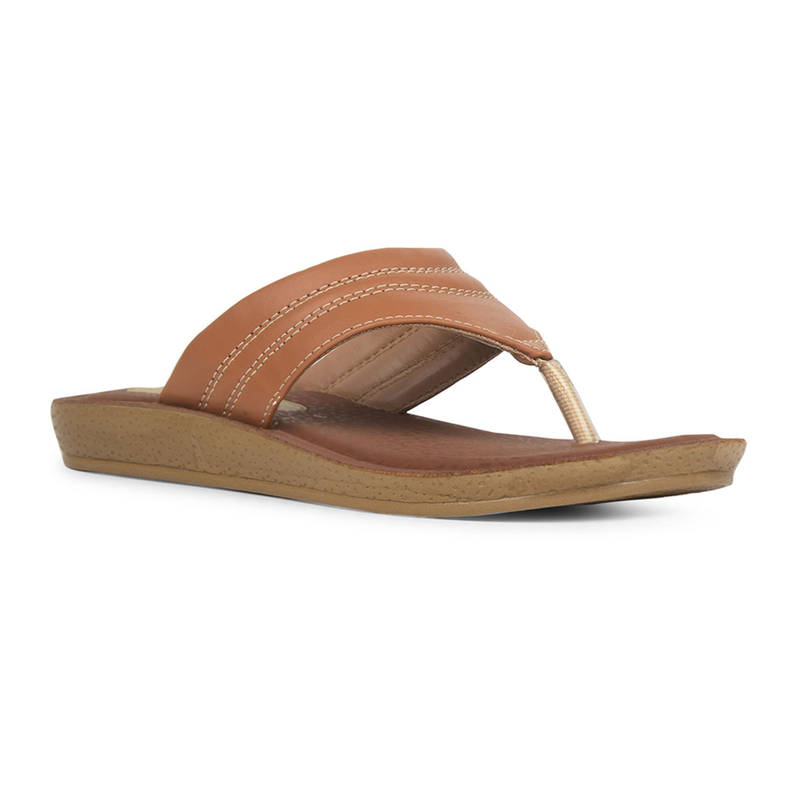Bata Women Tan Sandals (UK 6)