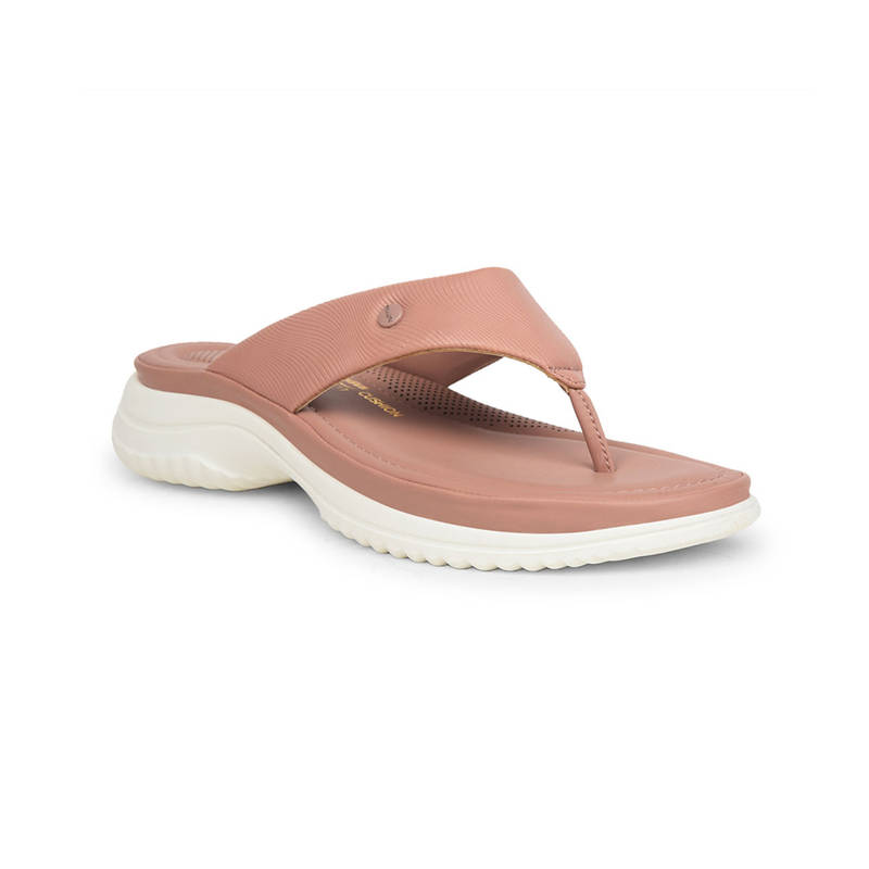 Bata Women Pink Flipflops (UK 3)