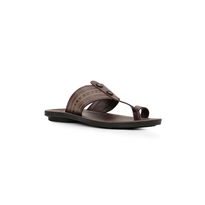 Bata Men Brown Sandals (UK 9)