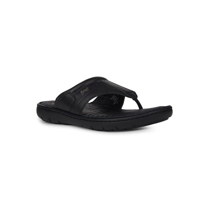 Scholl Men Black Sandals (UK 6)