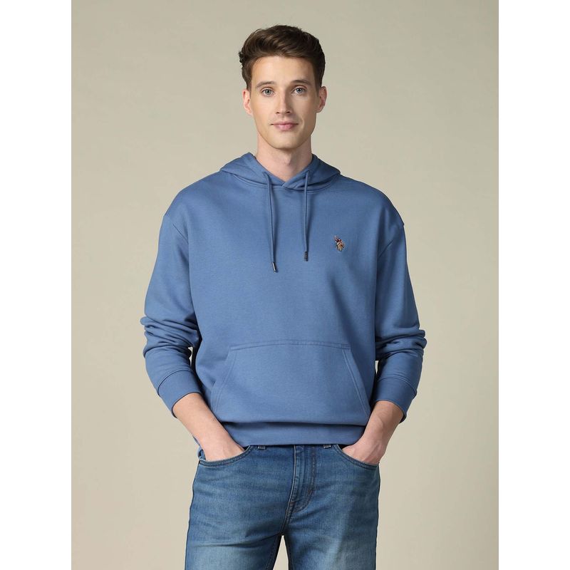 U.S. Polo Assn. Denim Co. Men's Solid Relaxed Fit Sweatshirt (S)